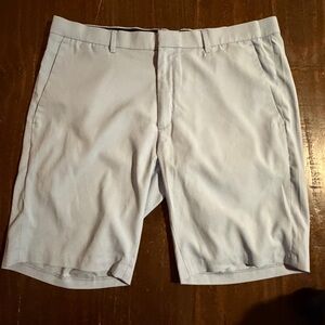 Alfani Powder Blue Flat Front Shorts Size 34